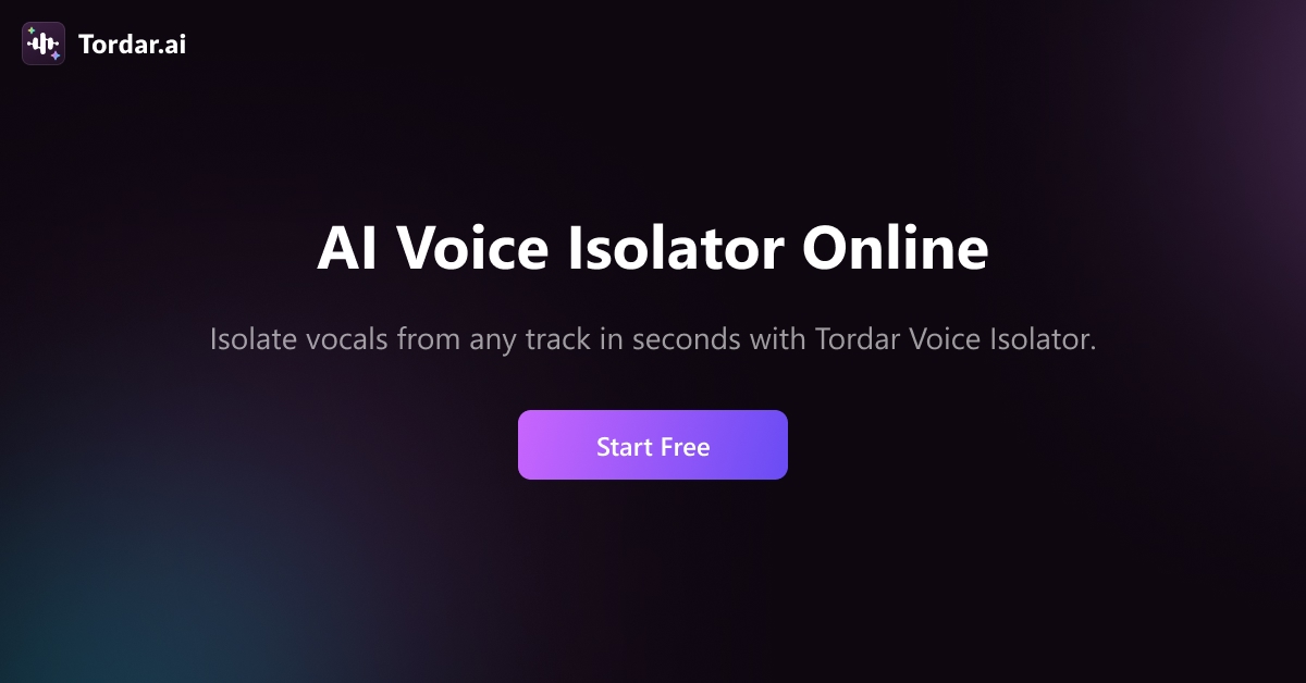 在线 AI 人声分离器